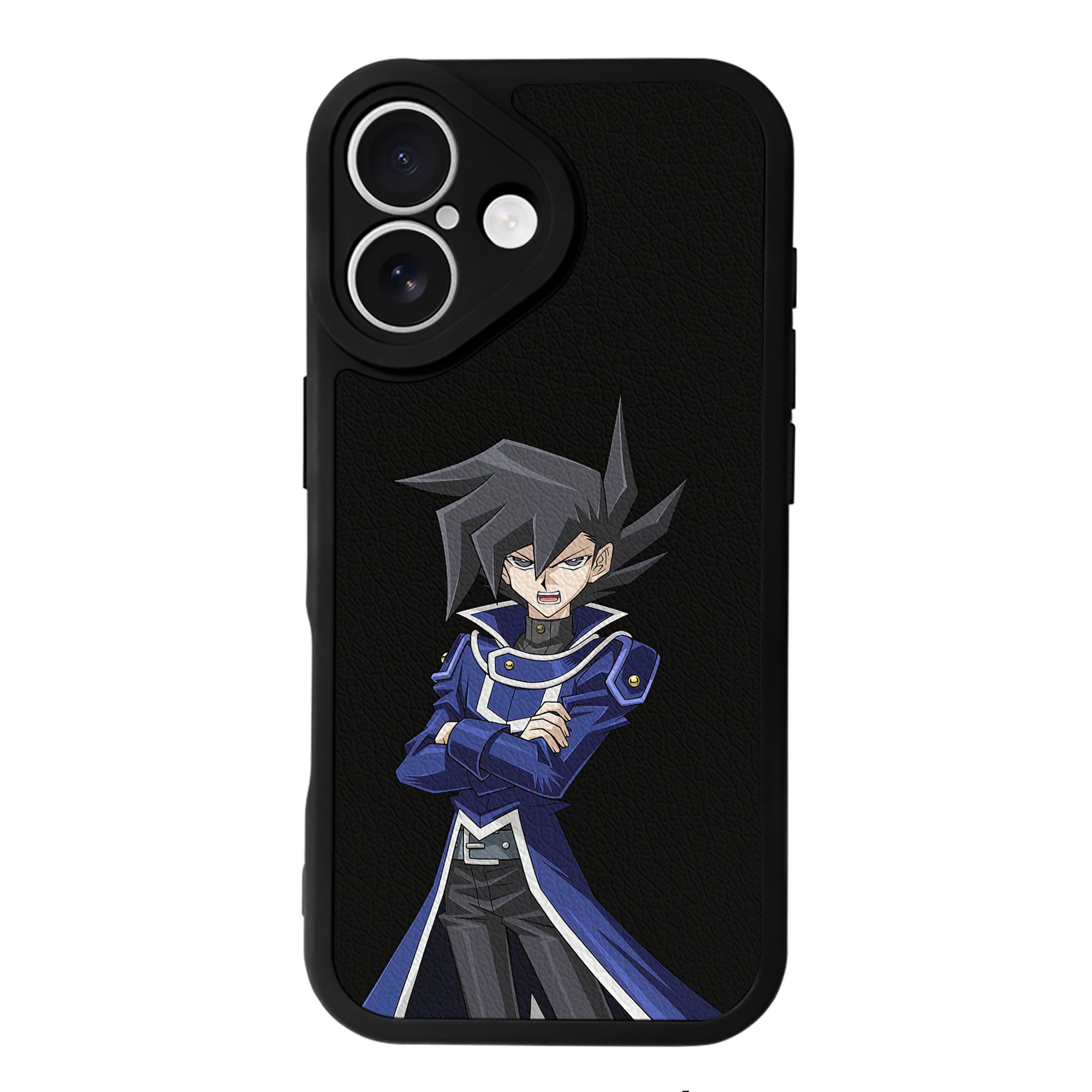 遊☆戯☆王 Yu-Gi-Oh! 【iPhone 16シリーズ対応】シリコンスマホケース（レザー調） 材質：シリコン
